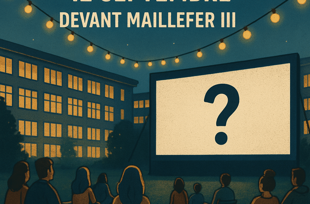 Soirée Cinéma le 12 septembre 2025