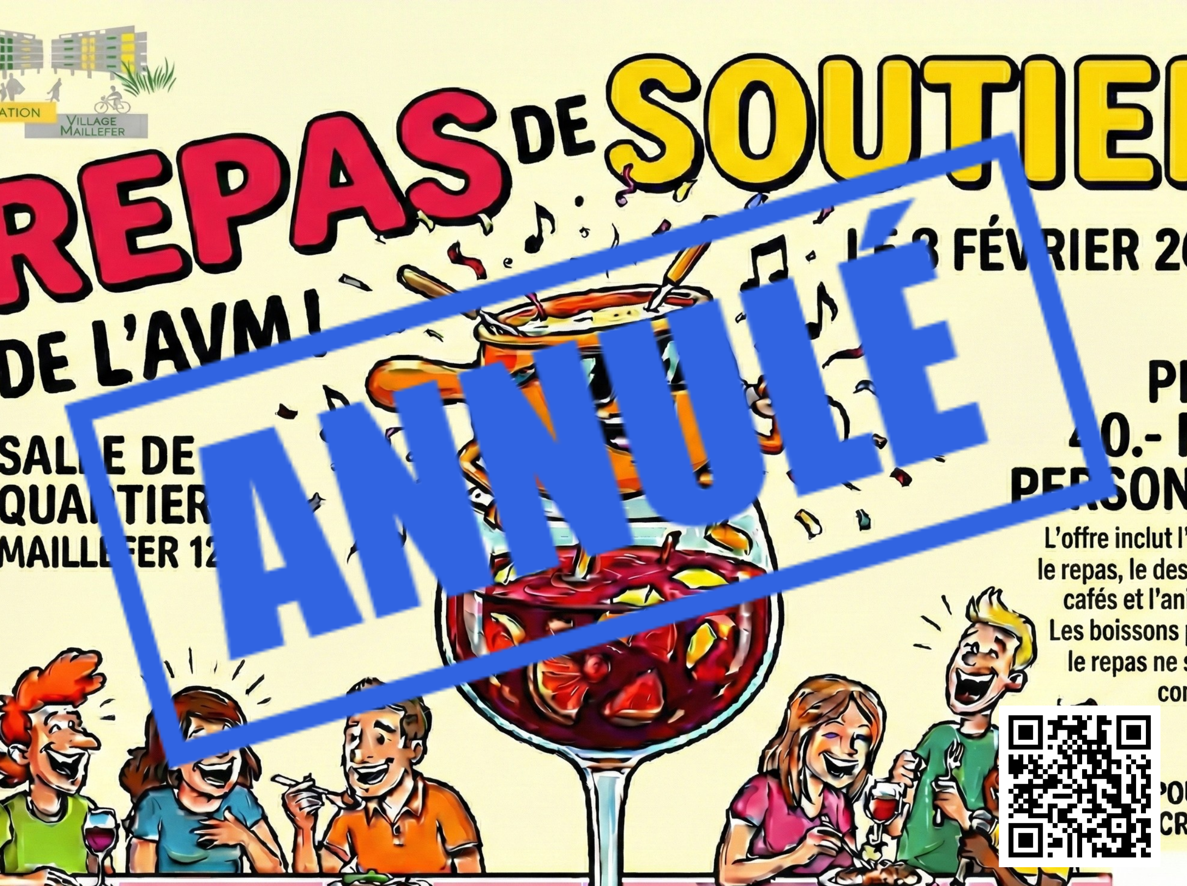 Repas de soutien de l’AVM